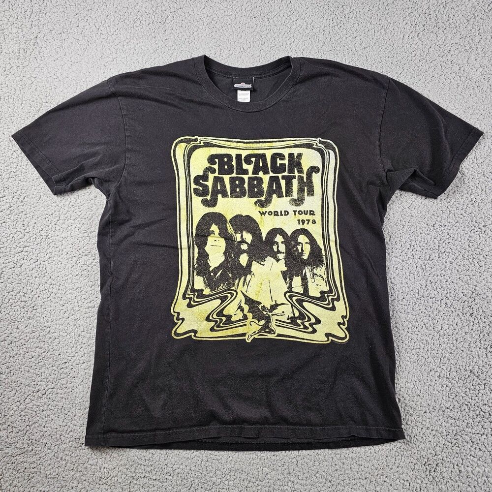 Vintage Black Sabbath Shirt Mens Large Winterland 2004 Y2K World Tour Music